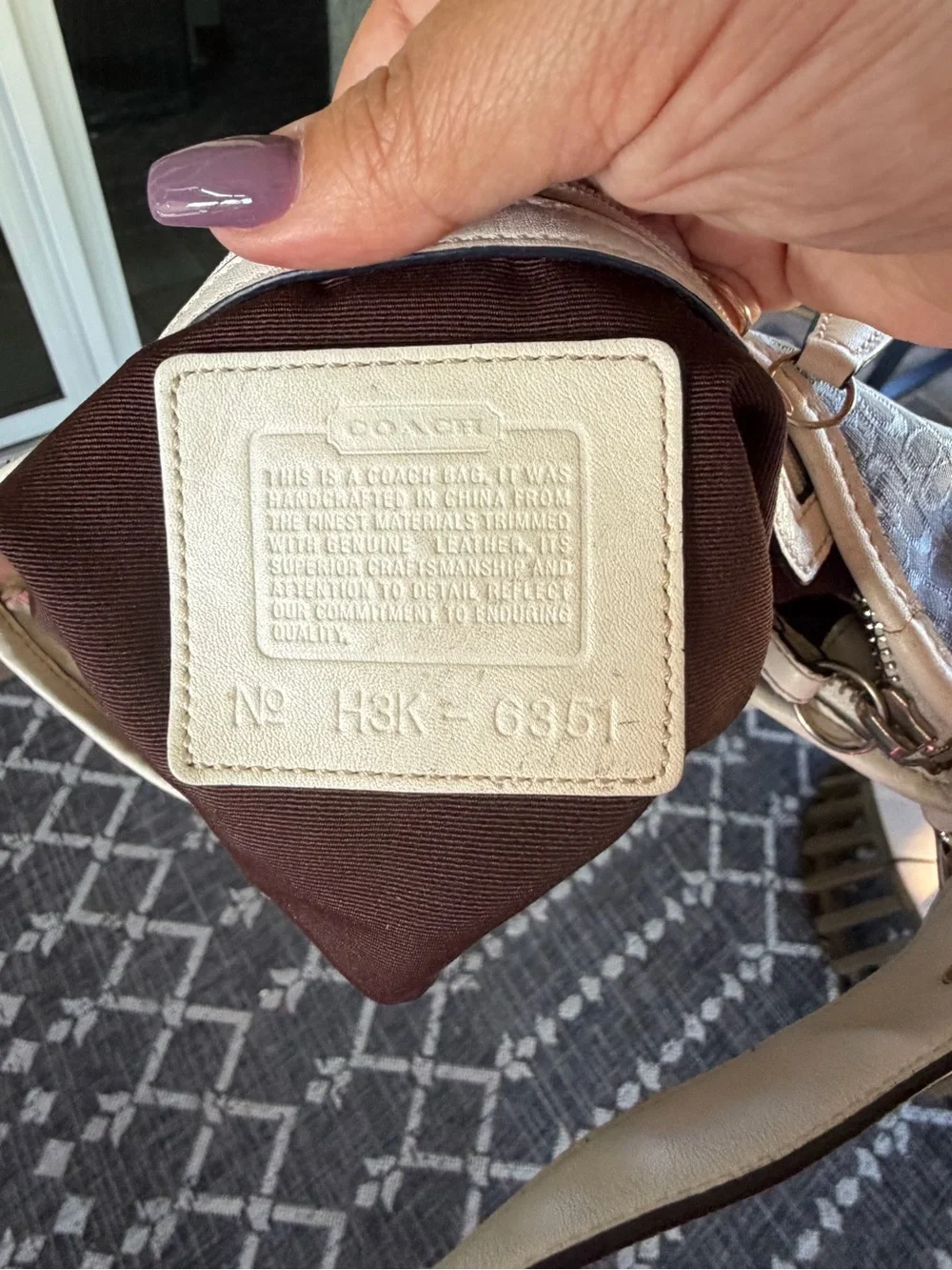 Y2K Coach Baby Blue Mini SoHo